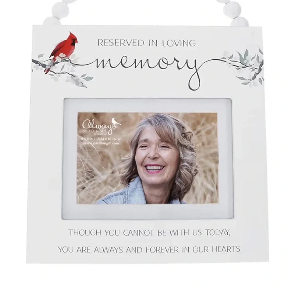 Pavilion gift company Reserved In Loving Memory Reserved Seat Photo Frame NWT